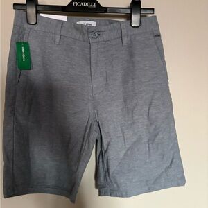 NWT- Cotton and linen twill Bermuda shorts small